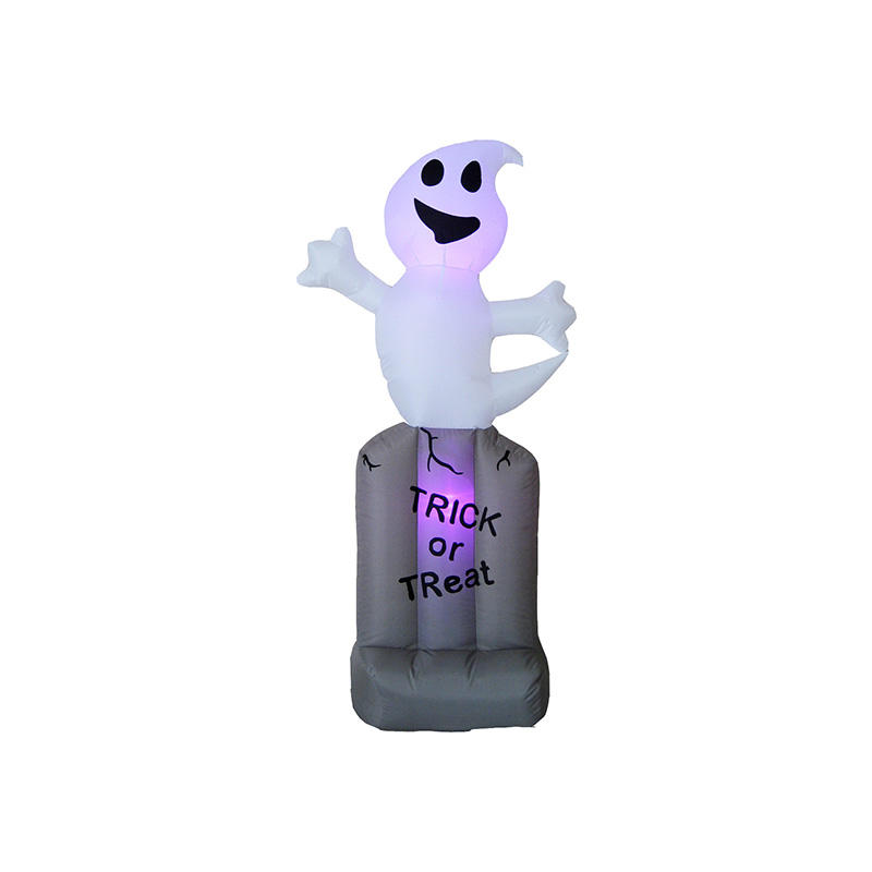 Halloween Inflatable white Ghost on Tombstone FL19QHW-54