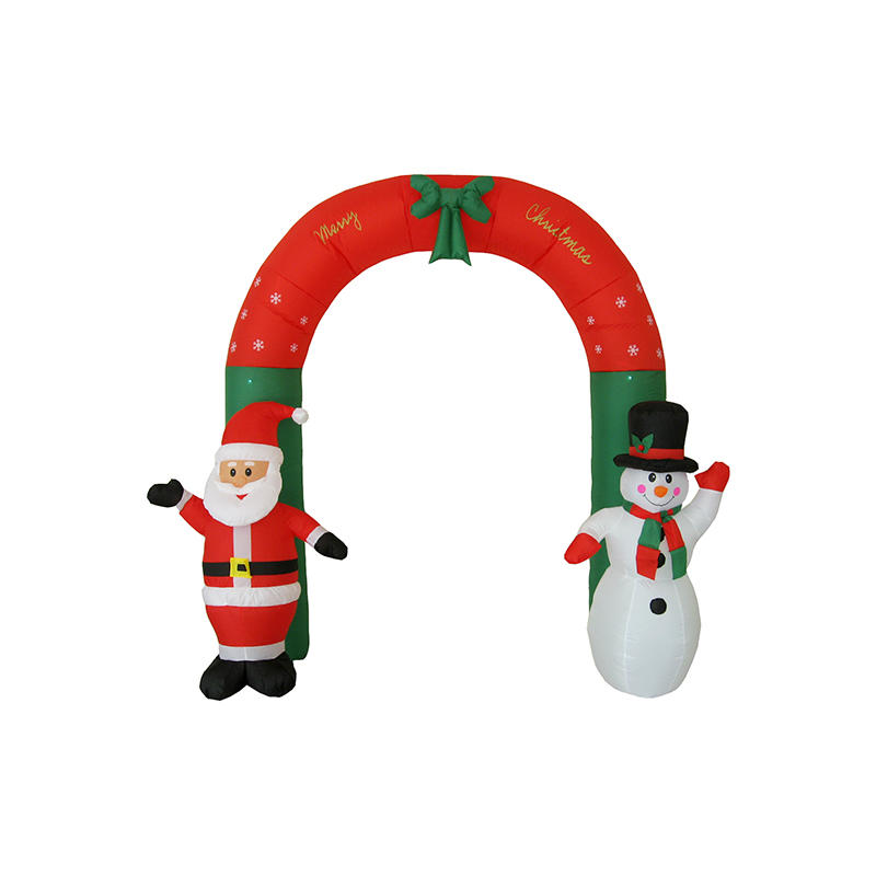 Happy holiday inflatable Christmas Archway YL3008QS-126