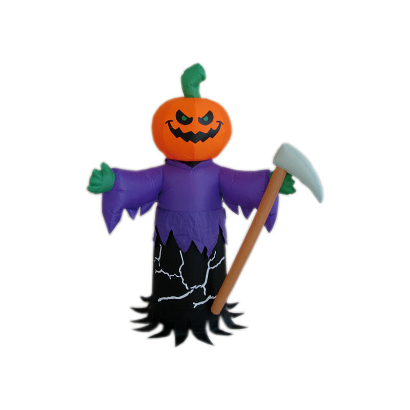 Holiday inflatable Pumpkin Reaper for Halloween party YL3008QP-07