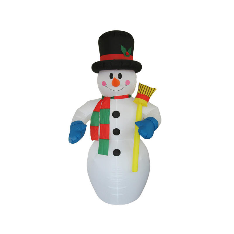 Giant Christmas inflatable Snowman with broom FL17QX-114